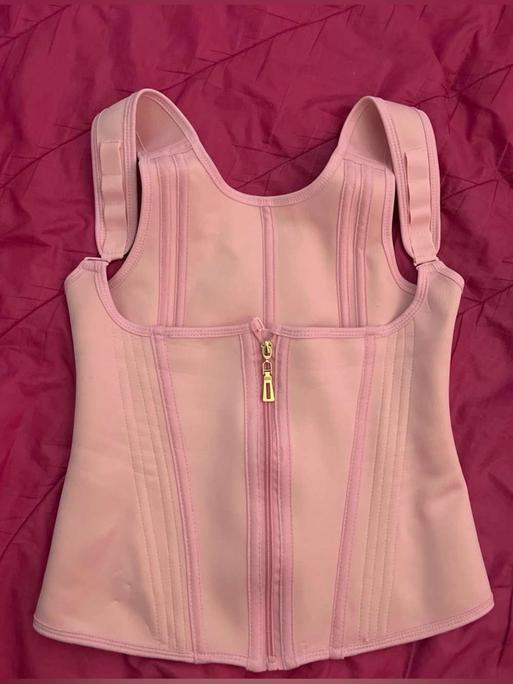 Pink Shapewear Waist Trainer Vest